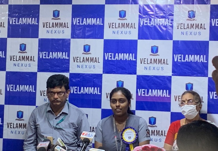 Velammal’s Swetha ranks AIR 62 in NEET 2020