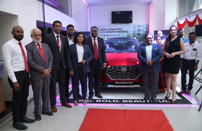 All New Nissan Magnite With the New HRA0 TURBO Engine Launched exclusively in Autorelli Nissan Showroom, Chennai By A G K Sathya Prakash (State Bank Of India – Deputy GM Tamilnadu)