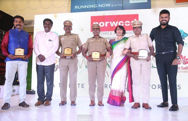 Corona Warrior awards felicitated to frontline Workers Police, Doctors, Teachers, Hospitals, corporation, cabin crew, NGO’ & Individuals by GR events