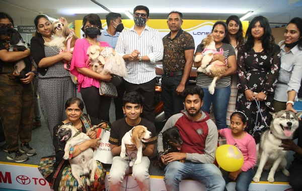 Lanson Toyota Pet Car Spa and Pet Fashion Show Carnival graced by Actor Prashanth  and Abhirami Venkatachalam