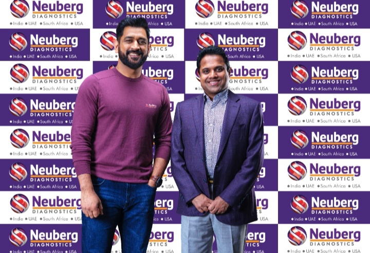 Neuberg Diagnostics partners with MS Dhoni to send the message of health and wellness