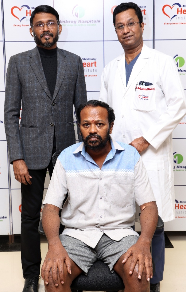 A 32-year-old man with kidney failure undergoes safe & successful complex Heart Surgery at Medway Heart Institute, Chennai