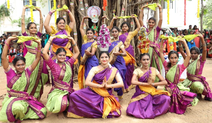 Dr. MGR Janaki College Hosts First Ever Joint Celebration of Tamil and Malayalam New Year 