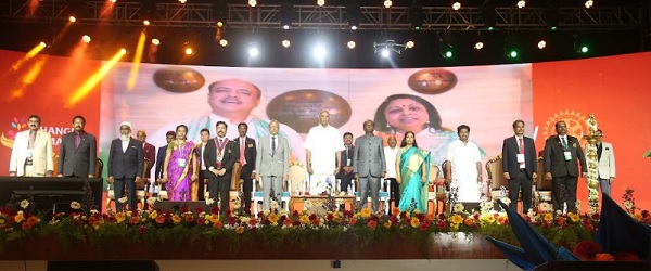 TN Assembly Speaker Thiru M Appavu inaugurates welfare projects at District Conference of Rotary International District 2981