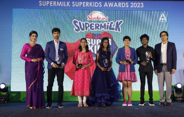 ITC’s Sunfeast Supermilk felicitates young achievers with SUPERKIDS Award 2023