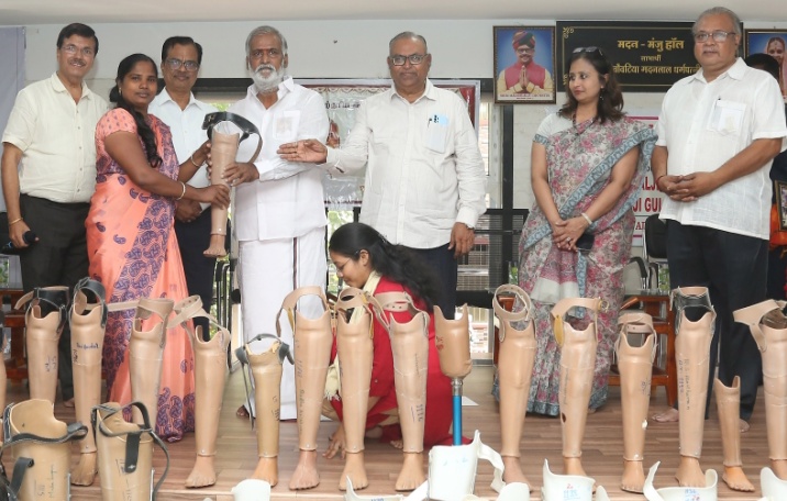 On the occasion of 70th Birthday Celebrations of Hon’ble Chief Minister Shri. M.K. Stalin, Adinath Jain Trust, Choolai, Chennai empowers 600 differently abled and underprivileged people with free prosthetic aids worth Rs. 30 Lakhs