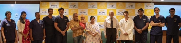 18-MONTHS-OLD BABY UNDERGOES LIFE-SAVING BRAIN TUMOUR REMOVAL SURGERY AT MGM HEALTHCARE