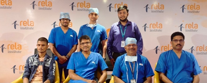 Rela Hospital Doctors save life of man with 2 inch nail shot in head with industrial gun