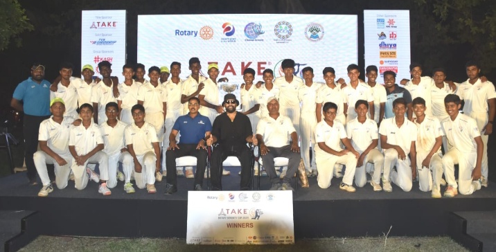Take Rotary Serenity Cup 2023 concluded with a competitive season A platform that has been promoting young cricketing talent – U 19 school cricket