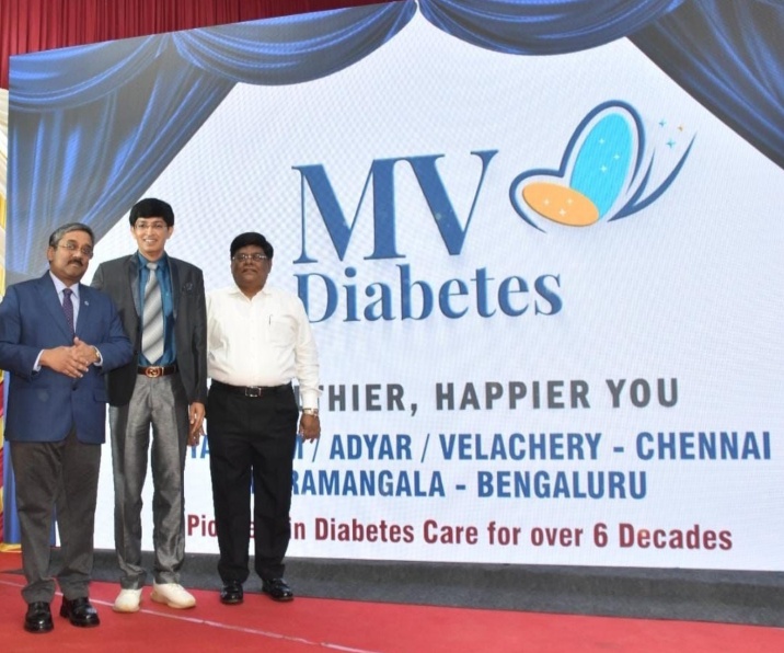 MV Hospital for Diabetes unveils a new logo and Commemorates Founder Late Prof. M Viswanathan’s 100th Birth anniversary