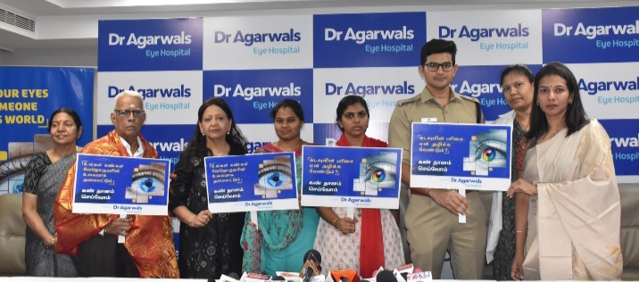 Awareness needed to bridge the gap in eye donation and requirement : Dr Agarwals Eye Hospital