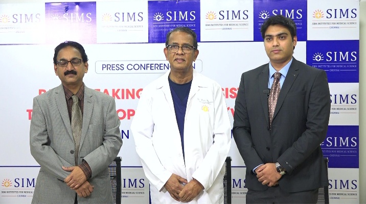 SIMS Hospital’s Doctors Use New Methods to Remove Tumour in Elderly Patients