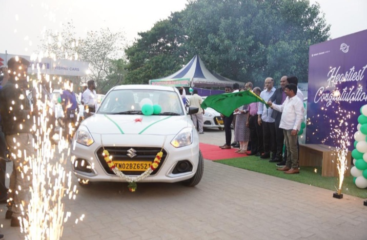 VISHNU CARS DELIVERS 206 CARS IN CHENNAI