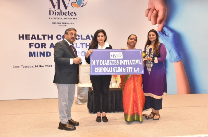 M.V. Diabetes and Prof. M Viswanathan Diabetes Research Centre Unveil “Chennai Slim & Fit 2.0” on World Diabetes Day 2023