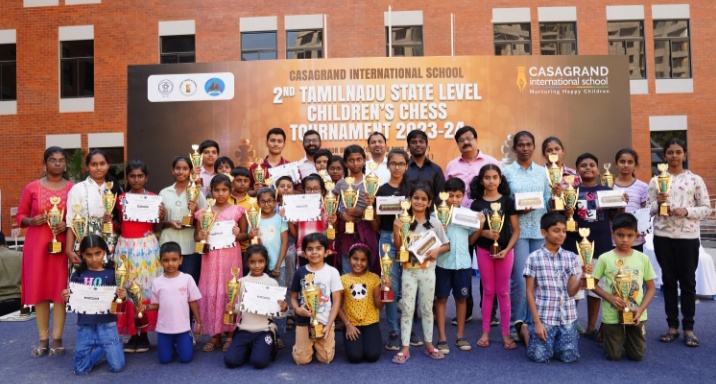 Bringing A Day of Checkmate and Champions, Casagrand International School Hosts the 2nd Tamil Nadu State Level Chess Tournament 202
