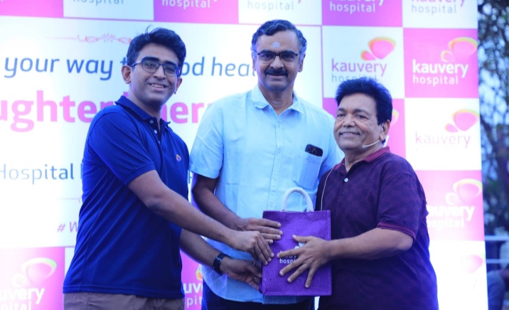 Laughter Yoga Therapy by Kauvery Hospital Alwarpet throws light on Stress Management, observing World Kidney Day
