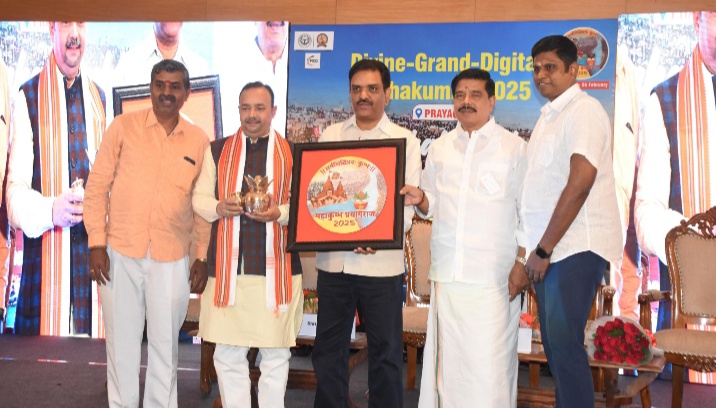 Uttar Pradesh Minister of States’ Shri JPS Rathore & Shri Asim Arun Leads Roadshow for Prayagraj Mahakumbh-2025 in Chennai