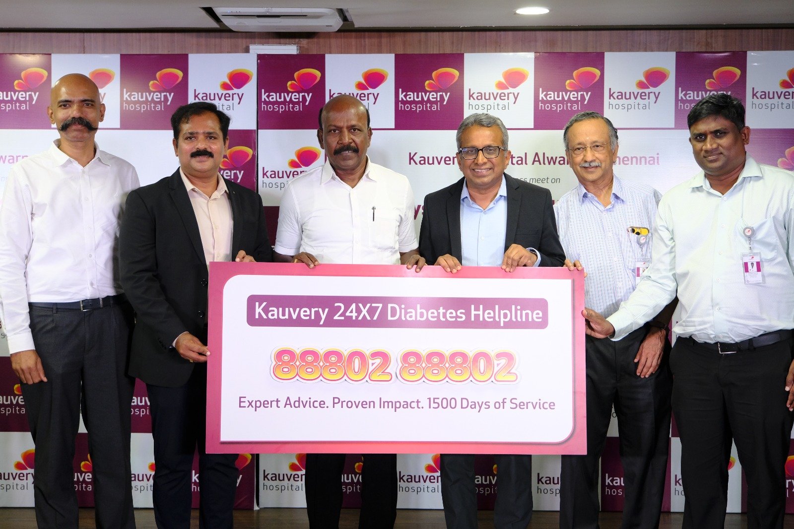 Kauvery Hospital’s 24×7 Diabetes Helpline Crosses 1500 Days of Lifesaving Support Across Tamil Nadu