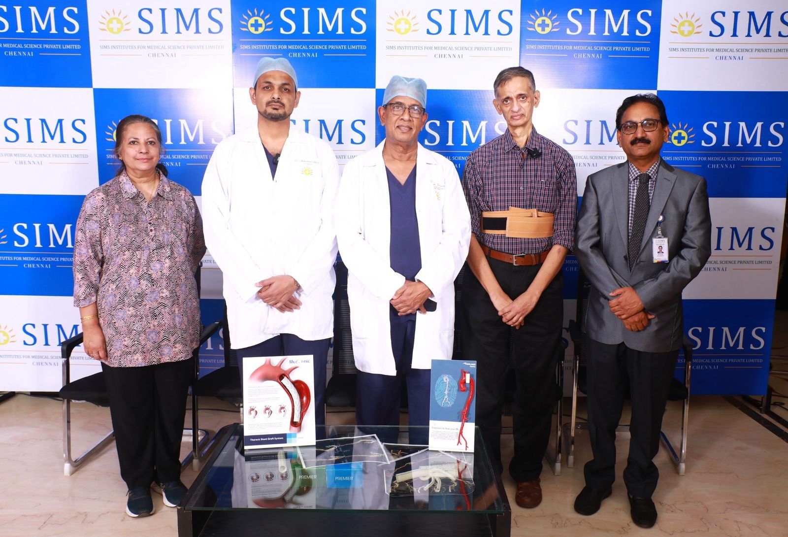 SIMS Hospital Performs India’s First Combined Open-Heart Valve Replacement and TAVR Valve-Specialised Aortic Graft Surgery