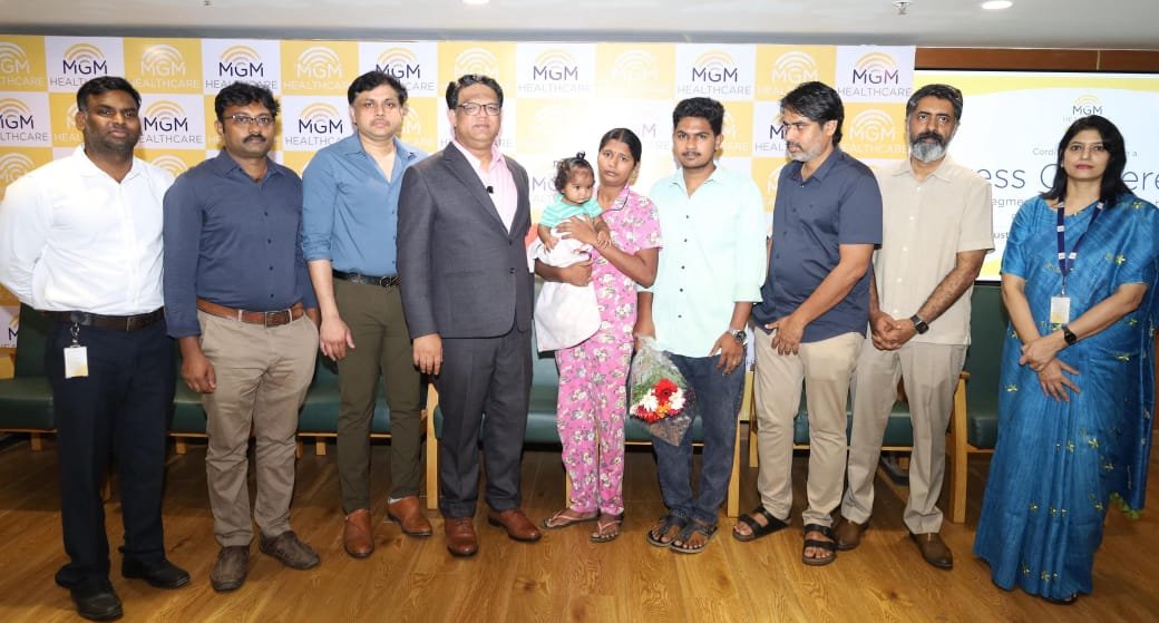 MGM Healthcare Performs Monosegmental Living Donor Liver Transplant on a 5-Month-Old Infant