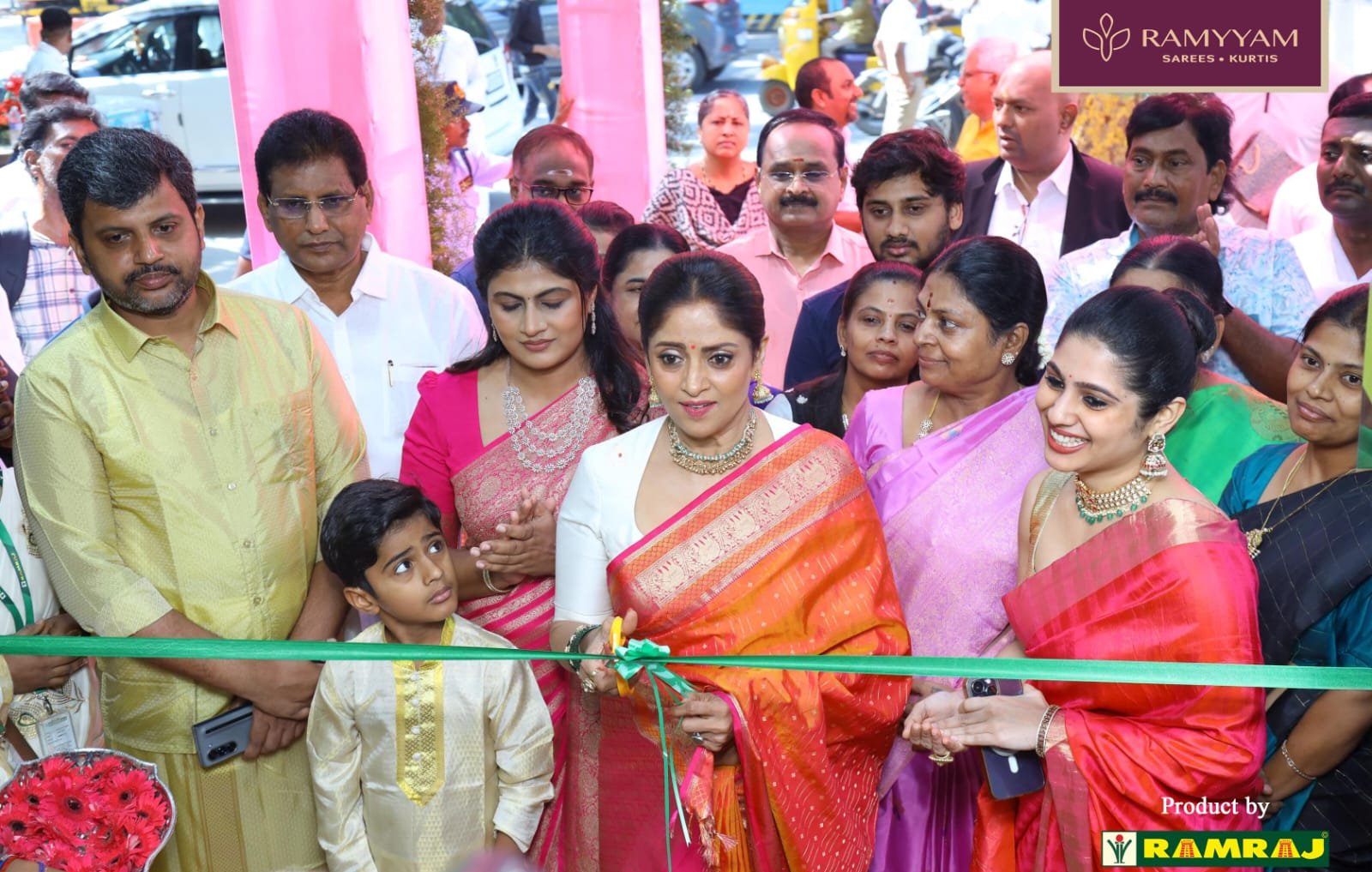 Actress Nadhiya Inaugurates Ramyyam Sarees and Unveils the Premium Subhaga Silks Collection at Ramraj Cotton’s T. Nagar Store