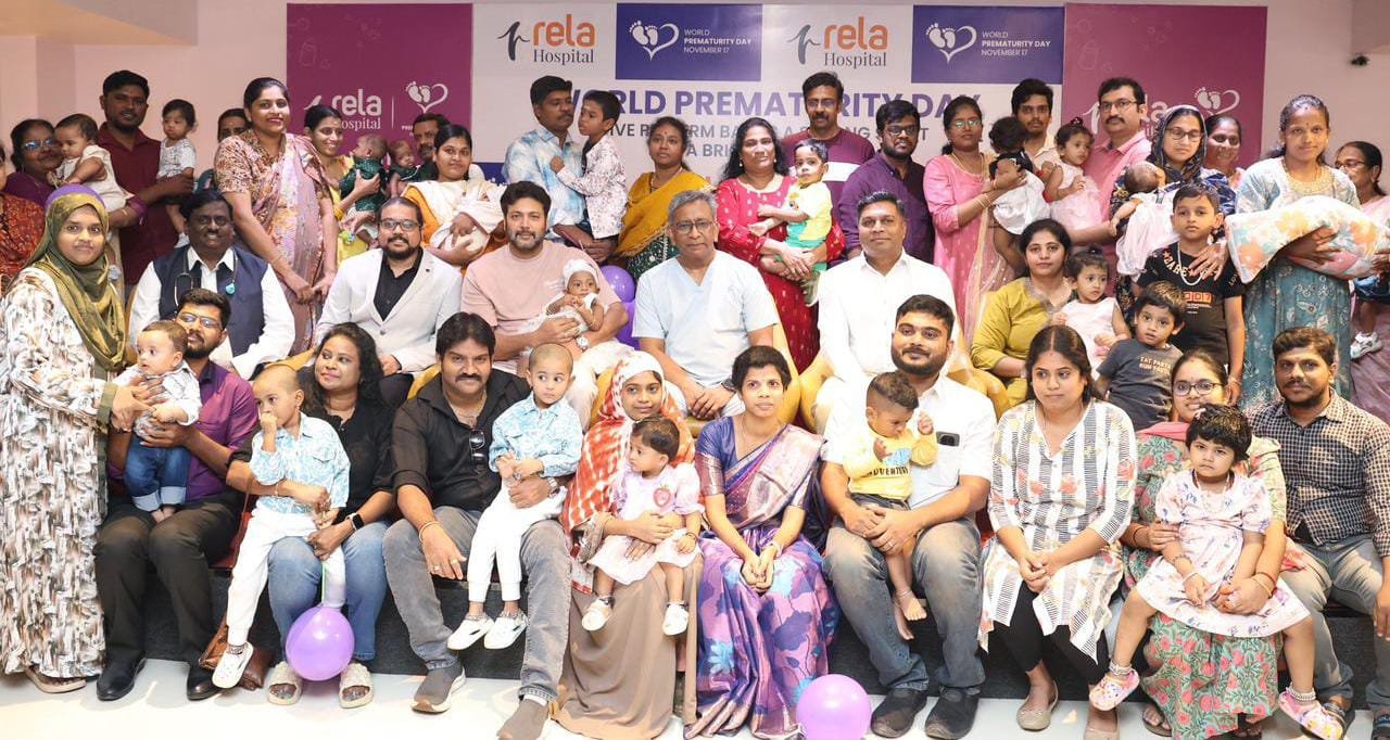 Rela Hospital Marks World Prematurity Day, Bringing Together Over 50 Preterm Babies and Families
