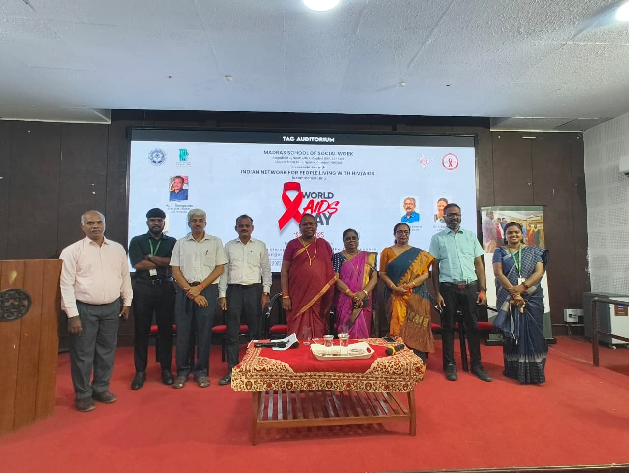 World AIDS Day Observance 2025 Madras School of Social Work
