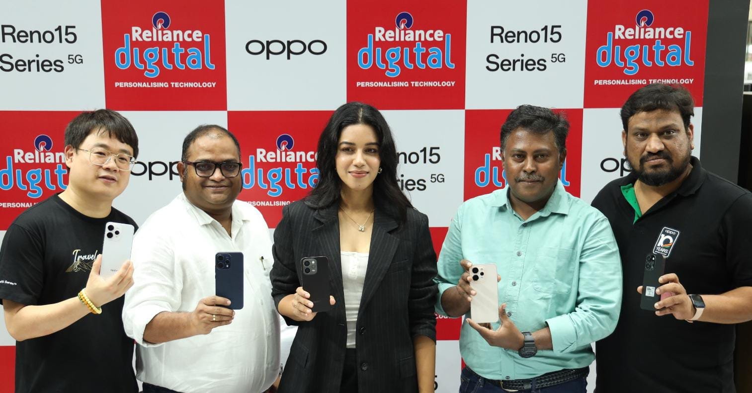 Reliance Digital Brings the OPPO Reno 15 Series 5G to Chennai with Unmissable Launch Offers