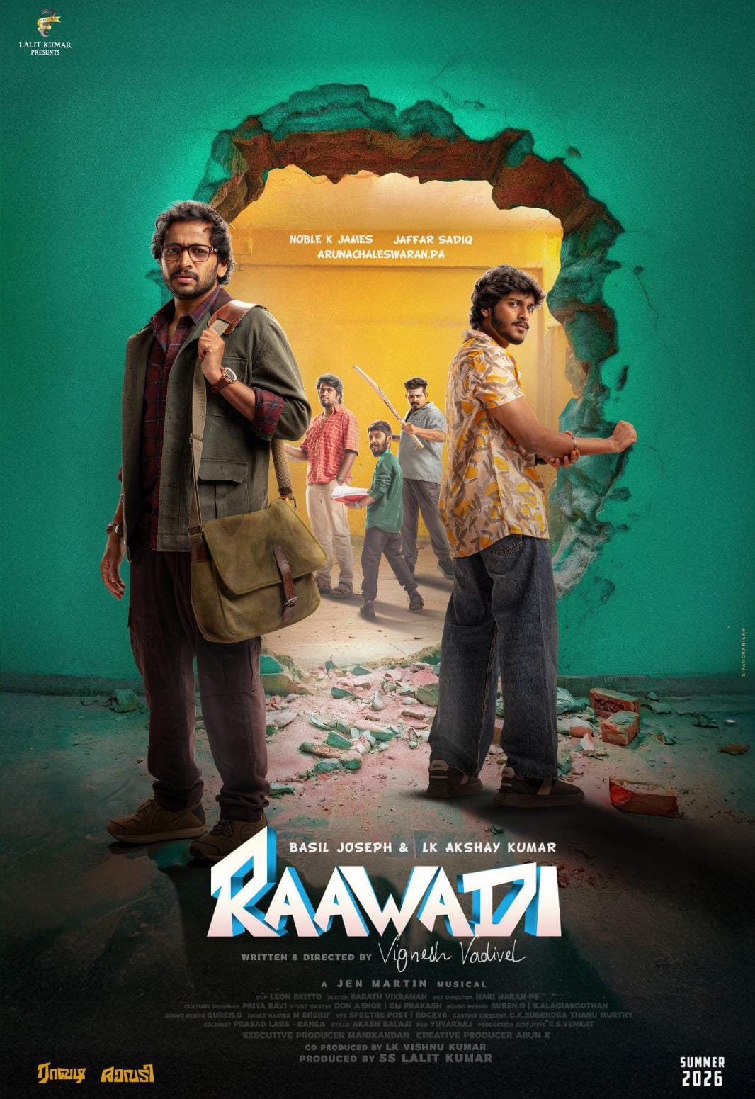 ராக் ஸ்டார் ‘அனிரூத் வெளியிட்ட ‘ராவடி’ படத்தின் டைட்டில் – ஃபர்ஸ்ட் லுக் & கேரக்டர் கிளிம்ப்ஸ்