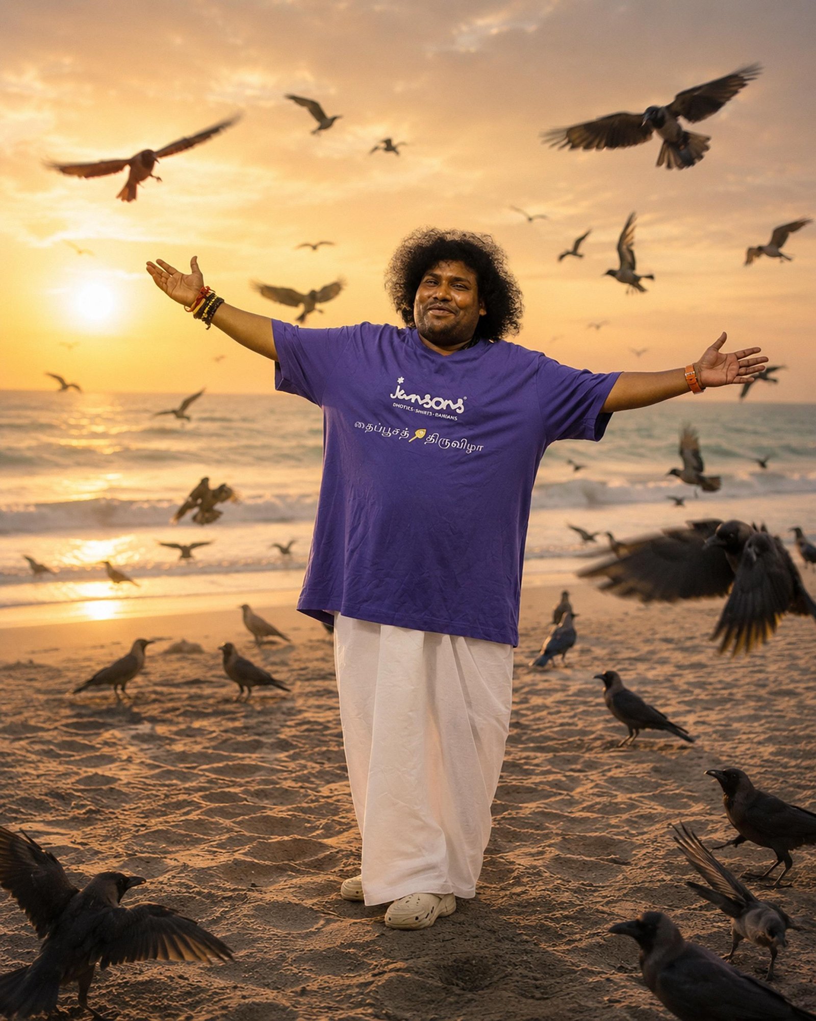 ‘காகங்கள்’ படப்பிடிப்பு நிறைவு – யோகி பாபுவின் பிறந்தநாளுடன் இணைந்த இரட்டை மகிழ்ச்சி