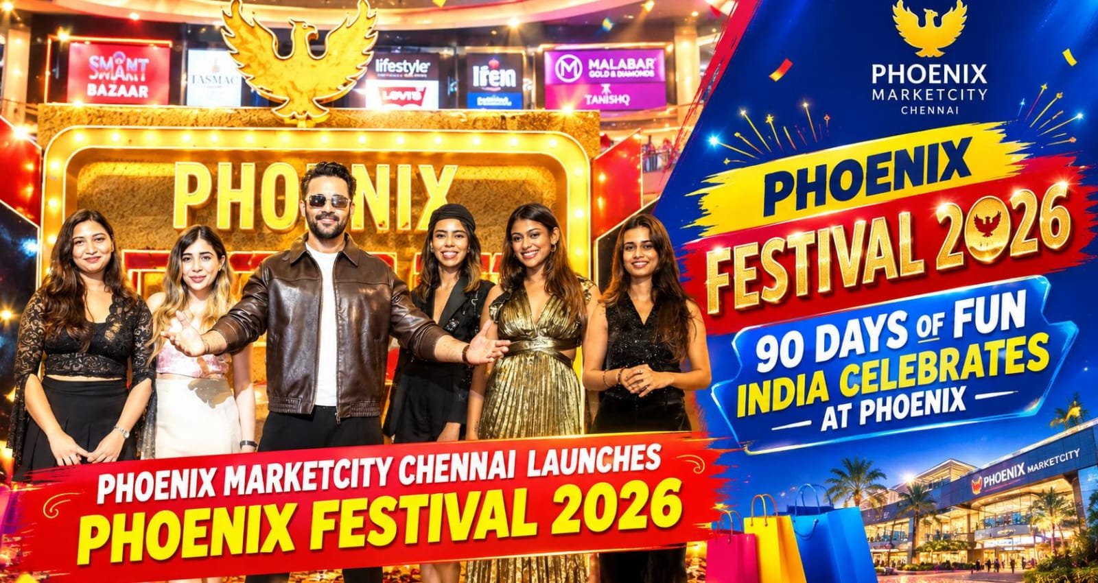 Phoenix Marketcity Chennai Launches Phoenix Festival 2026 – 90 Days of Fun India Celebrates at Phoenix